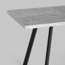 Стол обеденный Plain раскладной 116-158*74 бетон/черный
