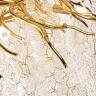 86-90181 Люстра Тенера (Tenera) круглая золото d100*h40см
