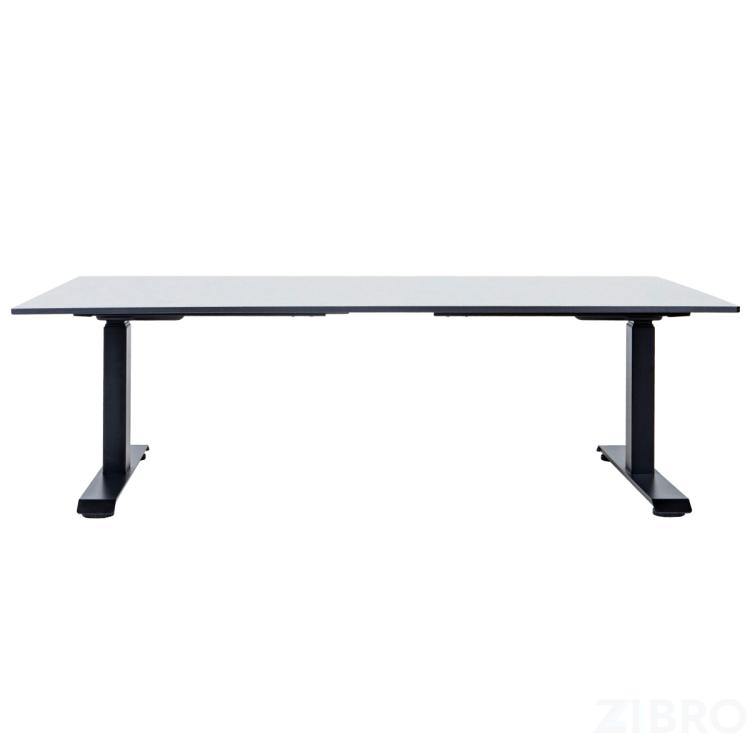 Стол с регулировкой высоты 2A3L LOW черный/HPL белый, 120x80