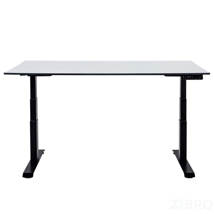 Стол с регулировкой высоты 2A3L LOW черный/HPL белый, 120x80