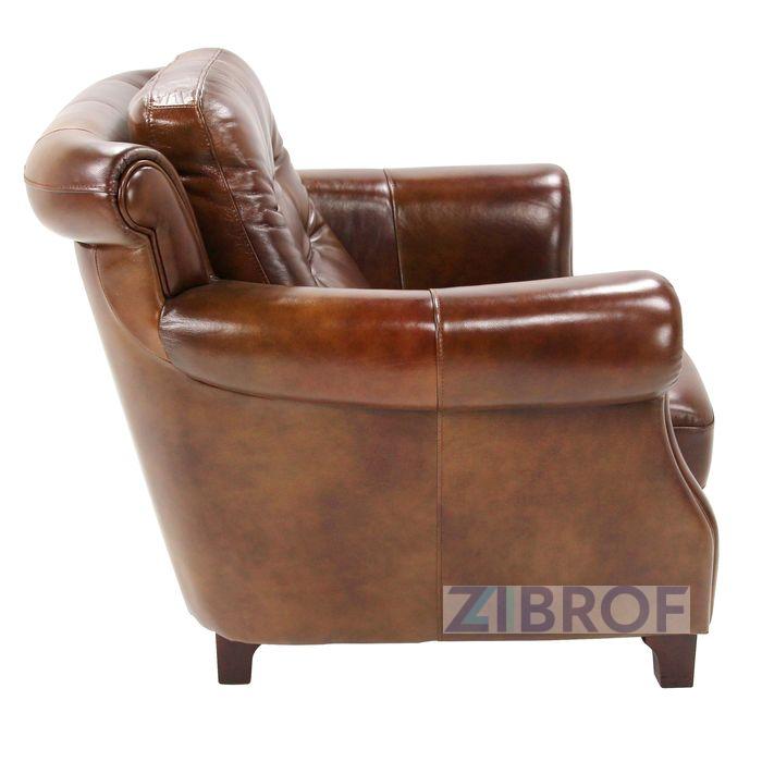 Кресло  MK-6502-CGL 114х110х96 см Коньячный