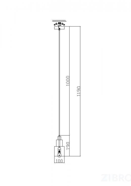Подвесной светильник Freya FR4006PL-01BS