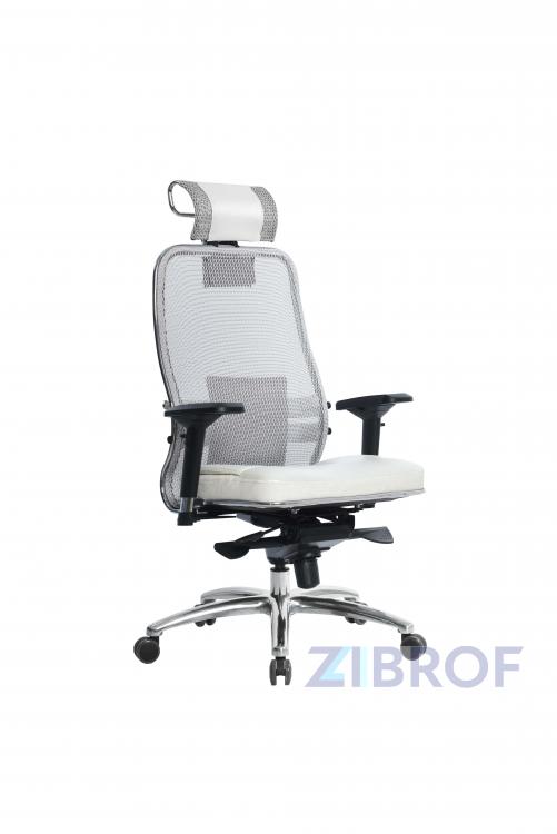 Офисное кресло Samurai SL-3.03 белый лебедь