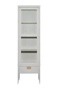 151SV-000020 Шкаф-витрина 1 стеклянный фасад с тумбой прикроватной с 1-м ящиком