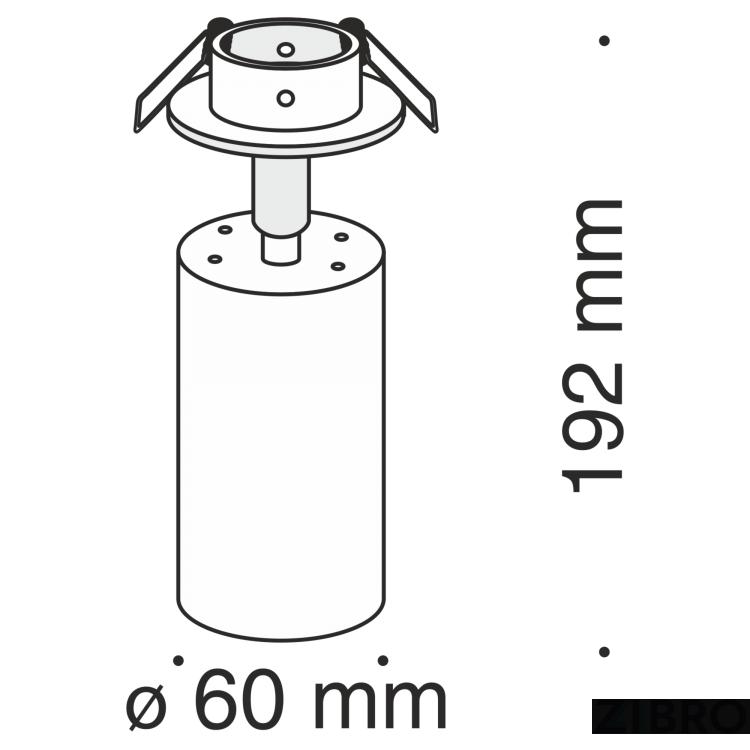 Потолочный светильник Technical C018CL-01MG