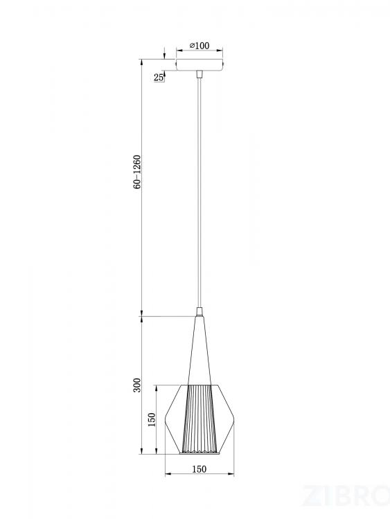 Подвесной светильник Freya FR8008PL-01GB