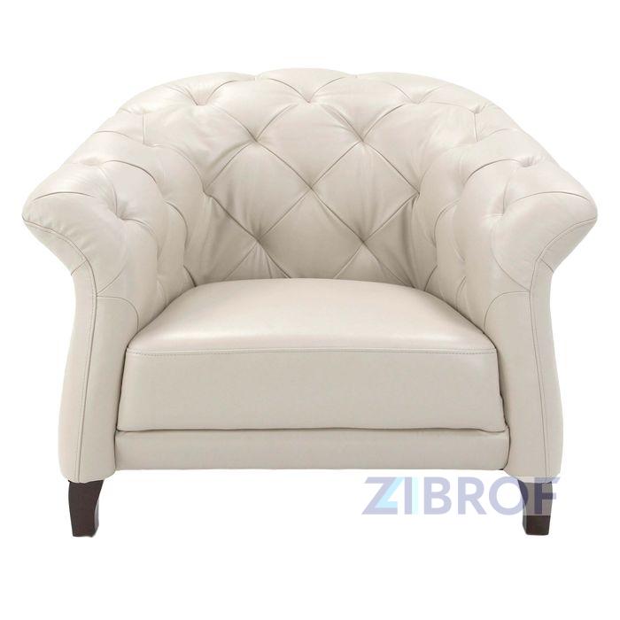 Кресло  MK-6508-WTL со стяжками 110х100х83 см Белый