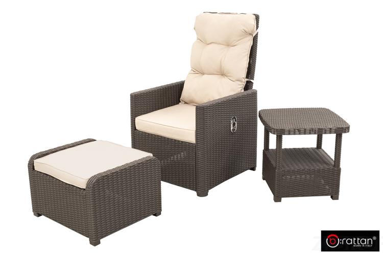 Комплект уличной мебели MANCHESTER OTTO SET 2, цвет венге