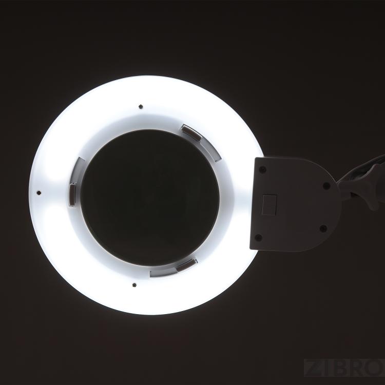 Лампа бестеневая с РУ (лампа-лупа) 9006LED со штативом (FS1) (9006LED-D-178), регулировка яркости, настройка угла