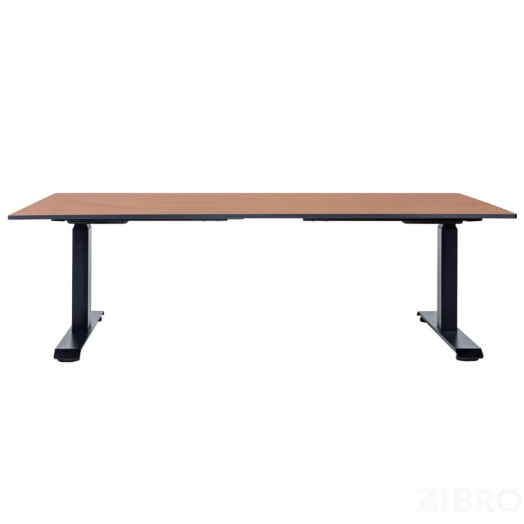 Стол с регулировкой высоты 2A3L LOW черный/HPL дуб, 120x80
