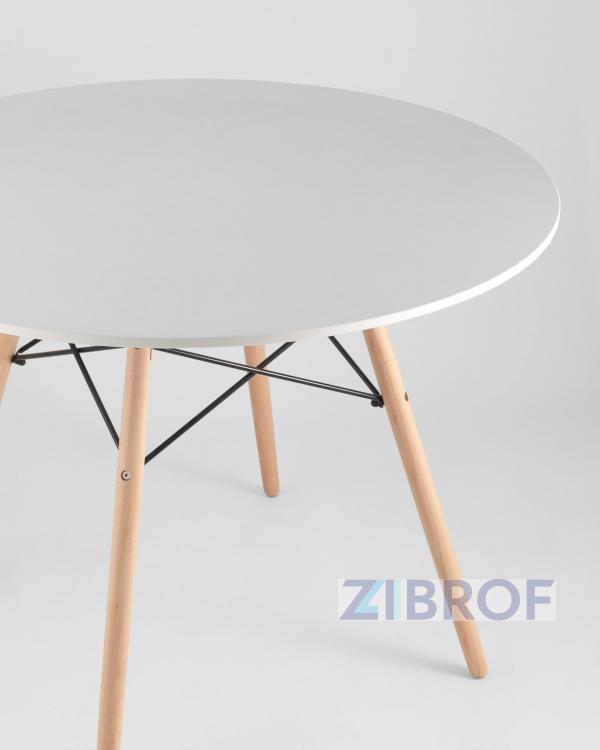 EAMES D100, 4 стула Eames белых