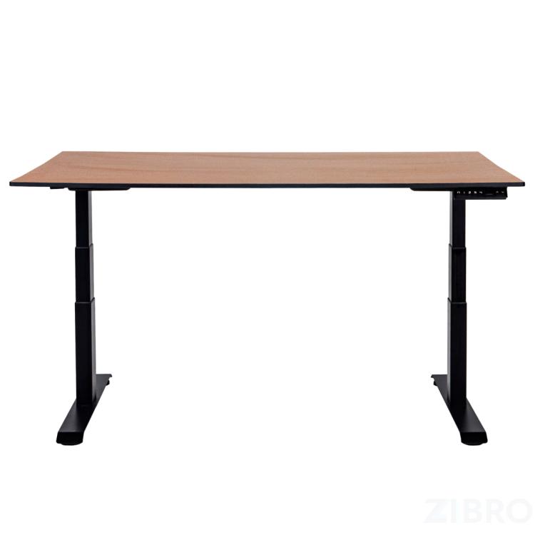 Стол с регулировкой высоты 2A3L LOW черный/HPL дуб, 180x90