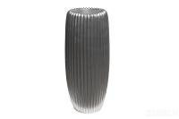 ZS2062-27SL Кашпо серебристое с полосками d30*69см
