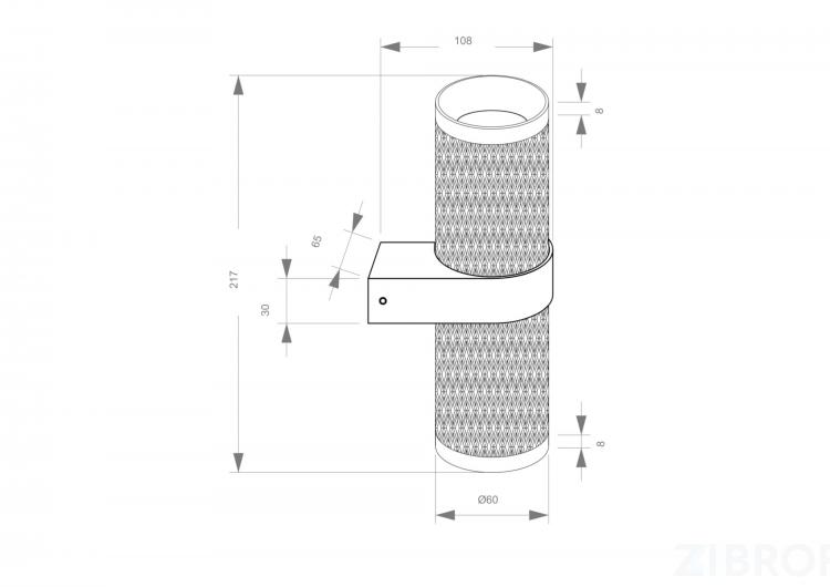 Настенный светильник (бра) Technical C069WL-02MG