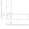 Настенный светильник (бра) Technical C070WL-L12GB3K