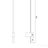 Настенный светильник (бра) Technical C070WL-L6GB3K