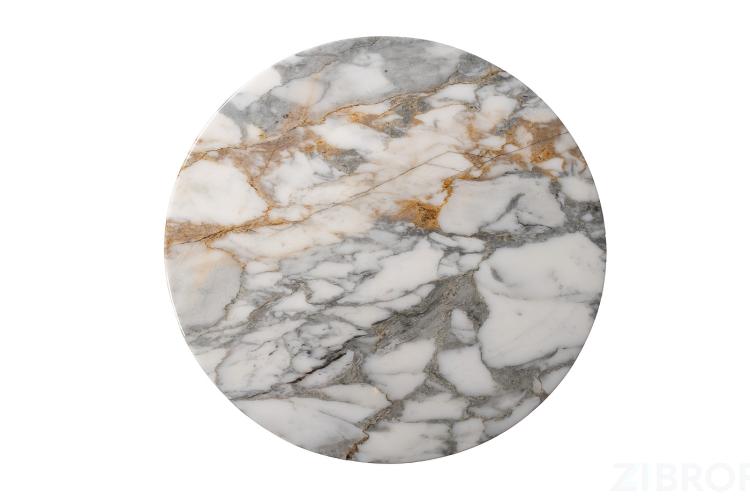 160KD-26501 Стол журнальный, мрамор Arabescato Corchia d60*40см