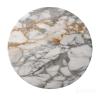 160KD-26501 Стол журнальный, мрамор Arabescato Corchia d60*40см