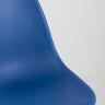 Стул Eames DSW синий пластиковый, сталь, натуральный массив бука, 4 шт.