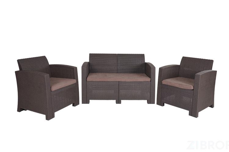 Arizona b:rattan, Диван двухместный, венге (2-х местная подушка)