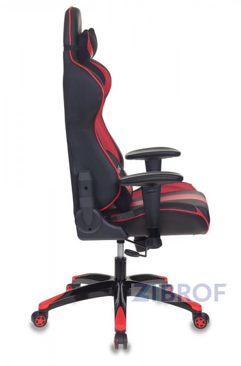Игровое кресло Кресло игровое Бюрократ CH-772N/BL+RED две подушки черный/красный искусственная кожа (пластик че