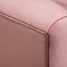 Диван Fabio трехместный велюр розовый Colton 007-ROS 239*95*72см, 2 подушки