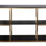 Консоль черное стекло/золото 46AS-CST4616-GOLD