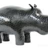 Пуф Бегемот Caiman Black Shine