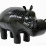 Пуф Бегемот Caiman Black Shine