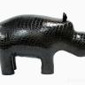 Пуф Бегемот Caiman Black Shine