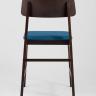 Комплект из двух стульев ODEN мягкая тканевая синяя обивка