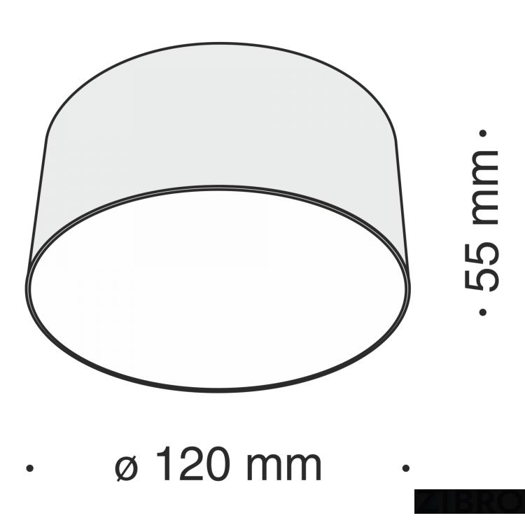Потолочный светильник Technical C032CL-L12W4K