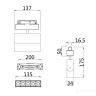 Трековый светильник Technical TR015-2-10W4K-W