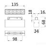Трековый светильник Technical TR014-2-10W4K-W