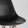 Eames стол черный диаметр 80 см, 2 стула Eames DAW черные