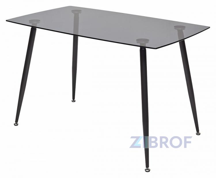 Стол обеденный Rondo 120*70 дымчатое стекло