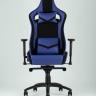 Игровое кресло компьютерное TopChairs Racer Premium синее геймерское