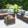 Комплект мебели California 3 Seater Set, капучино