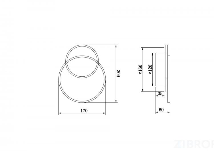 Настенный светильник (бра) Freya FR10025WL-L10W