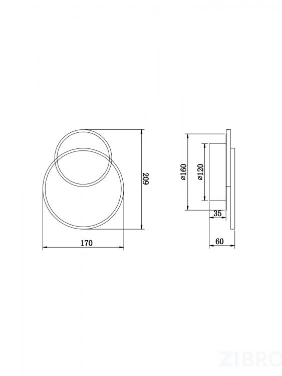 Настенный светильник (бра) Freya FR10025WL-L10W