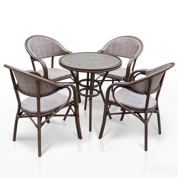 Комплект мебели A1007/D2003-AD64 Cappuccino (4+1)