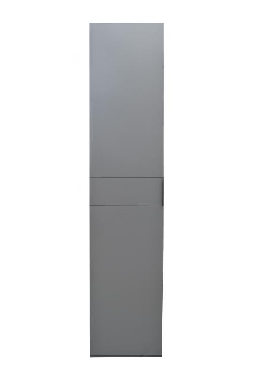 GD-10023-6 Шкаф Альто(Alto) пенал c полками,цвет серый Кобальт, фасад глухой 50*57*228.5см