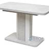 Стол обеденный Stork раскладной 120-160*75 бетон/ белый Стол обеденный Stork раскладной 120-160*75 бетон/ белый