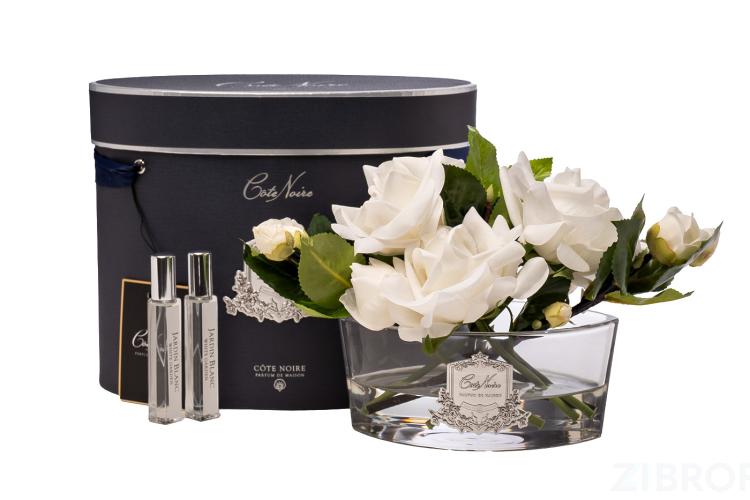 96CN-LV1000 Диффузор Oval Ivory White, спрей White Gardenia 2x10мл  в уп.