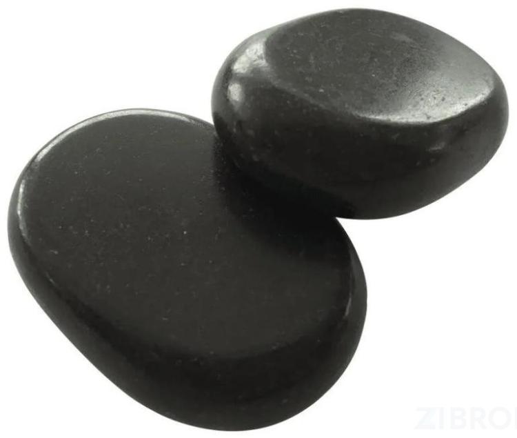 Набор массажных камней из базальта HLT8 (7,7х5,7х2,7 см, 8 шт.)