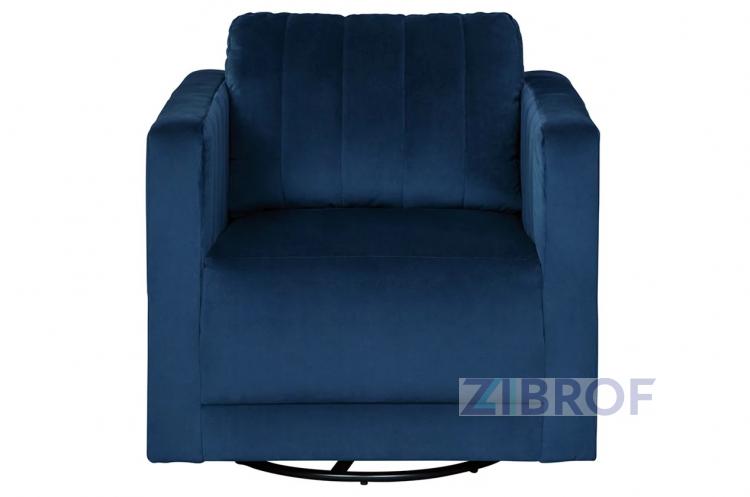 Кресло Enderlin 1780142 вращающееся 84х84х86 см Синий