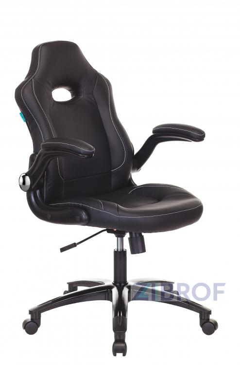 компьютерное игровое Бюрократ VIKING-1N/BLACK черный обивка экокожа крестовина пластик