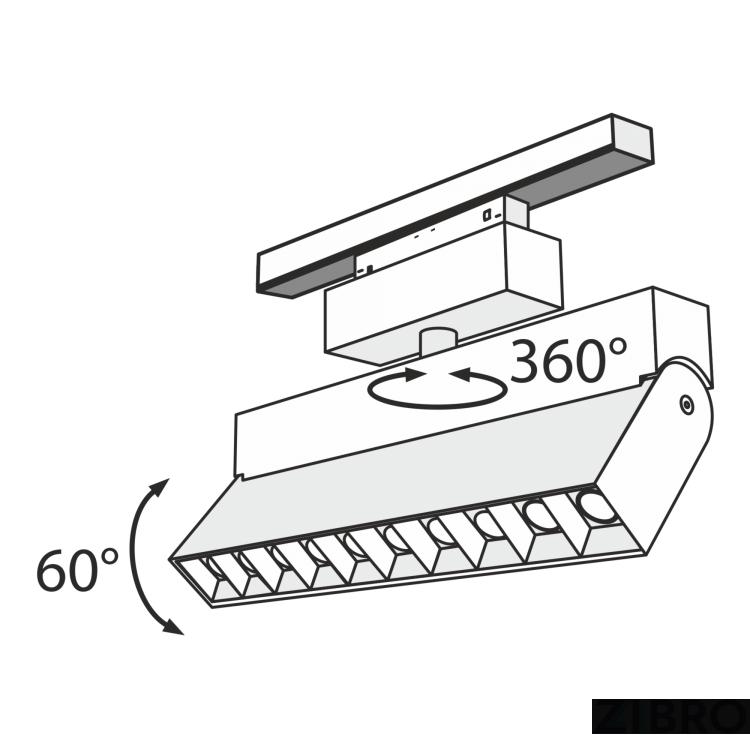 Трековый светильник Technical TR015-2-20W3K-B