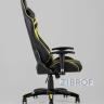 Игровое кресло компьютерное TopChairs Corvette желтое геймерское