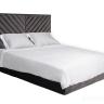 Кровать Milano Basic c подъем.мех.велюр серый Riv96 173*220*125
